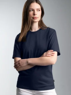 T-Shirt aus 100% Baumwolle Navy