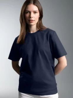 T-Shirt aus 100% Baumwolle Navy