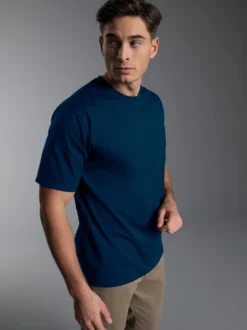 T-Shirt aus 100% Baumwolle Night-blue