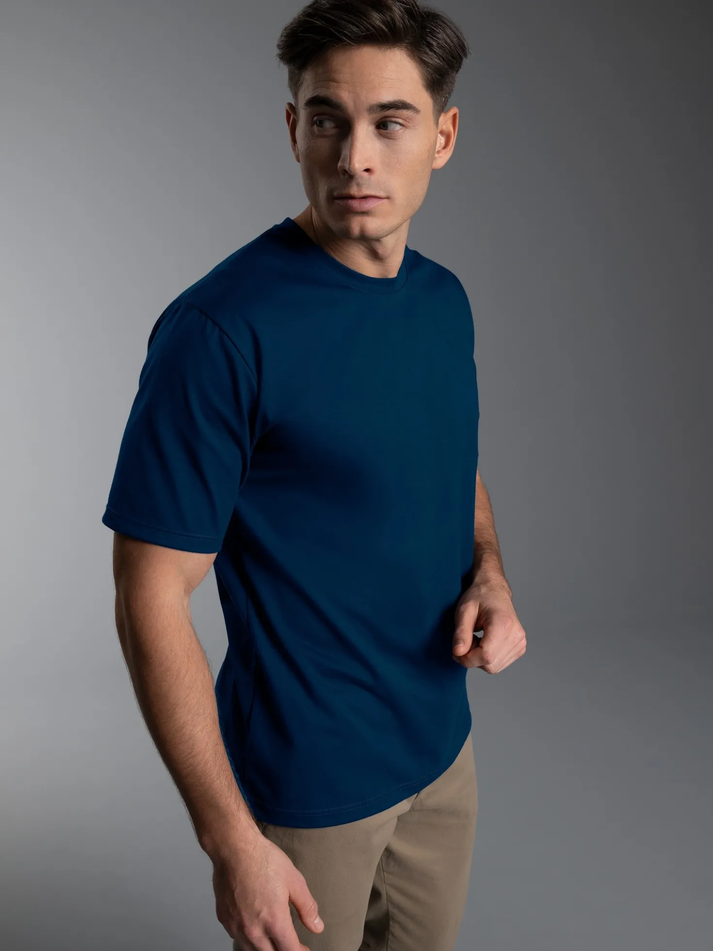 T-Shirt aus 100% Baumwolle Night-blue