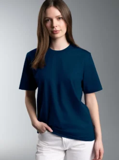 T-Shirt aus 100% Baumwolle Night-blue