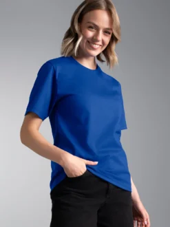 T-Shirt aus 100% Baumwolle Royal
