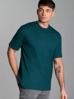 T-Shirt aus 100% Baumwolle Saphir