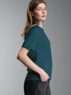 T-Shirt aus 100% Baumwolle Saphir
