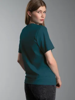 T-Shirt aus 100% Baumwolle Saphir