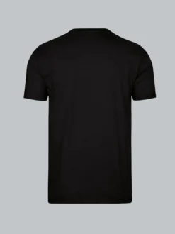 T-Shirt aus 100% Baumwolle Schwarz