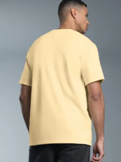 T-Shirt aus 100% Baumwolle Vanille