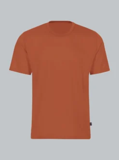 T-Shirt aus 100% Baumwolle Zimt