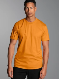 T-Shirt aus Biobaumwolle Curry-C2C