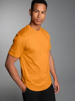T-Shirt aus Biobaumwolle Curry-C2C