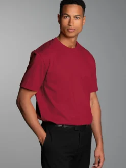 T-Shirt aus Biobaumwolle Rubin