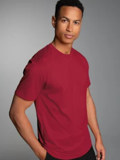 T-Shirt aus Biobaumwolle Rubin