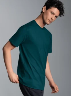 T-Shirt aus Biobaumwolle Saphir