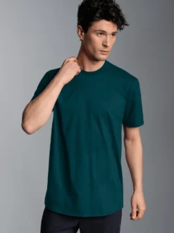 T-Shirt aus Biobaumwolle Saphir