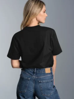 T-Shirt aus 100% Biobaumwolle Schwarz