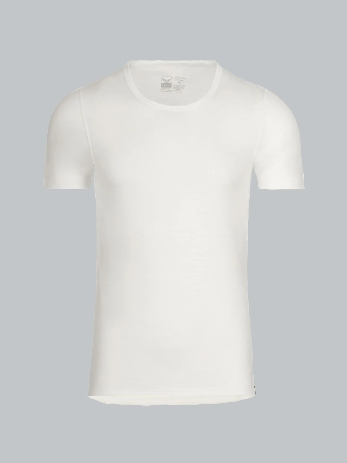 T-Shirt aus Merinowolle Natur