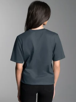 T-Shirt DELUXE Baumwolle Anthrazit