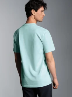 T-Shirt DELUXE Baumwolle Gletscher