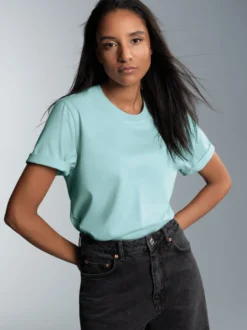 T-Shirt DELUXE Baumwolle Gletscher