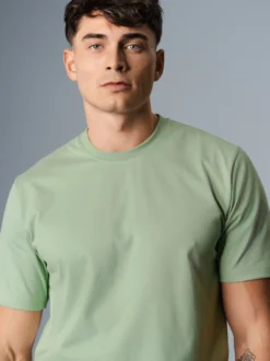 T-Shirt DELUXE Baumwolle Green tea