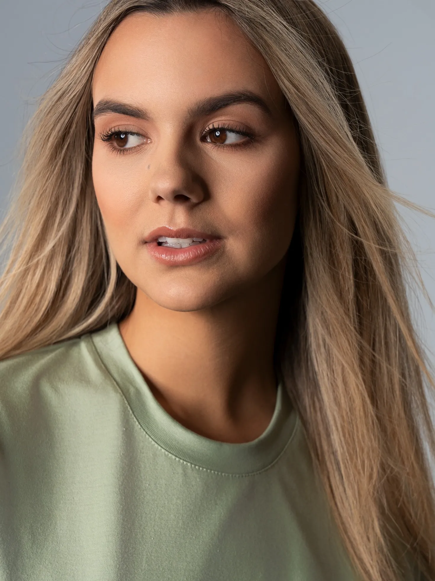 T-Shirt DELUXE Baumwolle Green tea
