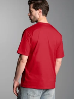 T-Shirt DELUXE Baumwolle Kirsch