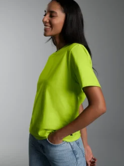 T-Shirt DELUXE Baumwolle Lemon