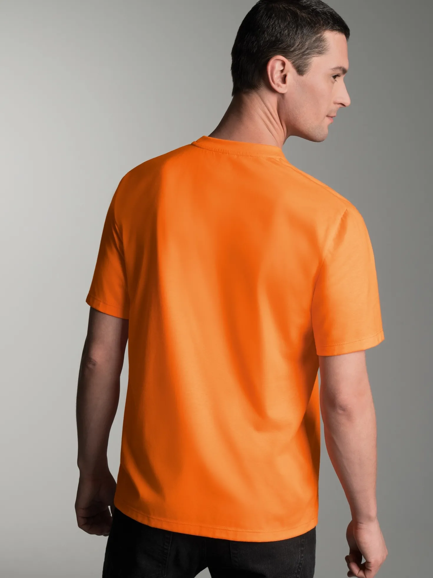 T-Shirt DELUXE Baumwolle Mandarine