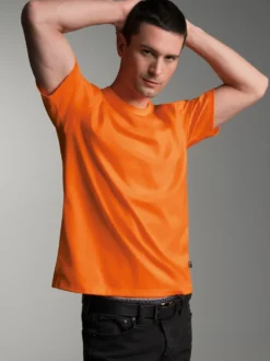 T-Shirt DELUXE Baumwolle Mandarine