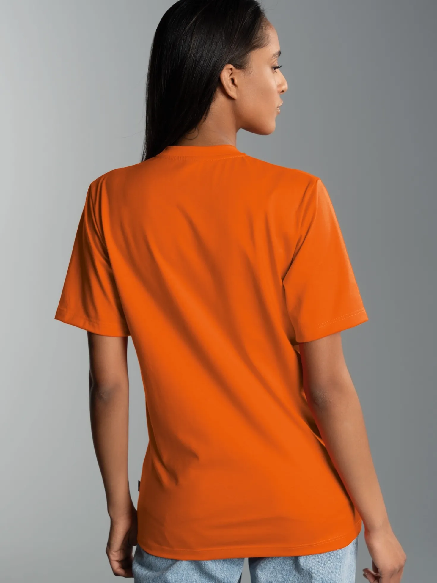 T-Shirt DELUXE Baumwolle Mandarine