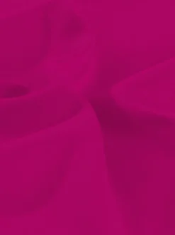 T-Shirt DELUXE Baumwolle mit Kristallsteinen Magenta