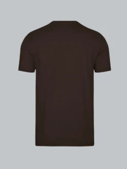 T-Shirt DELUXE Baumwolle Mocca