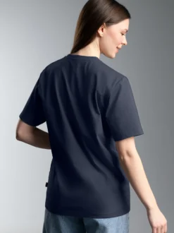 T-Shirt DELUXE Baumwolle Navy