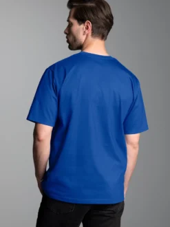 T-Shirt DELUXE Baumwolle Royal
