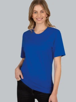 T-Shirt DELUXE Baumwolle Royal