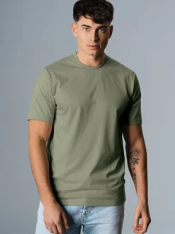 T-Shirt DELUXE Baumwolle Salbei