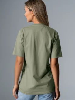 T-Shirt DELUXE Baumwolle Salbei