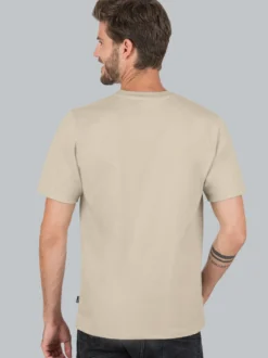 T-Shirt DELUXE Baumwolle Sand