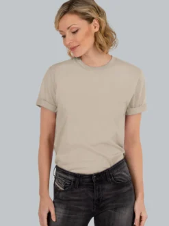 T-Shirt DELUXE Baumwolle Sand