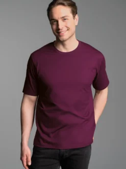 T-Shirt DELUXE Baumwolle Sangria