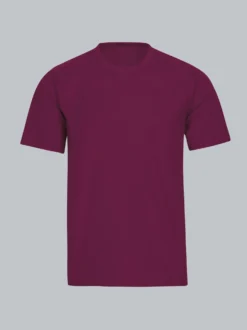 T-Shirt DELUXE Baumwolle Sangria