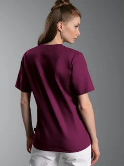T-Shirt DELUXE Baumwolle Sangria