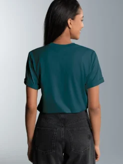 T-Shirt DELUXE Baumwolle Saphir
