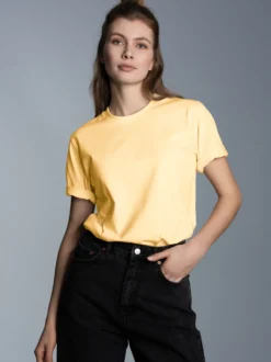 T-Shirt DELUXE Baumwolle Vanille