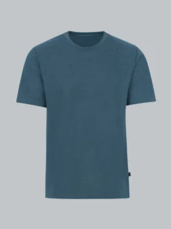 T-Shirt in Piqué-Qualität Jeans-melange