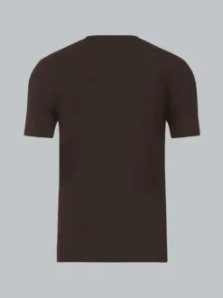 T-Shirt in Piqué-Qualität Mocca