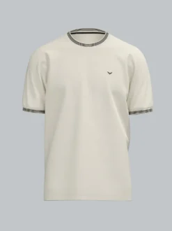 T-Shirt in Piqué-Qualität Natur