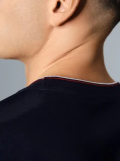 T-Shirt in Piqué-Qualität Navy