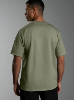 T-Shirt in Piqué-Qualität Salbei