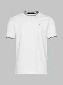 T-Shirt in Piqué-Qualität Weiss